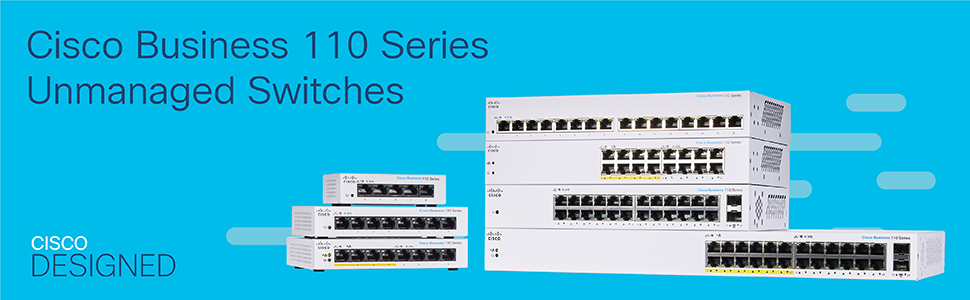 Cisco Business CBS110-16PP-D Unmanaged Switch